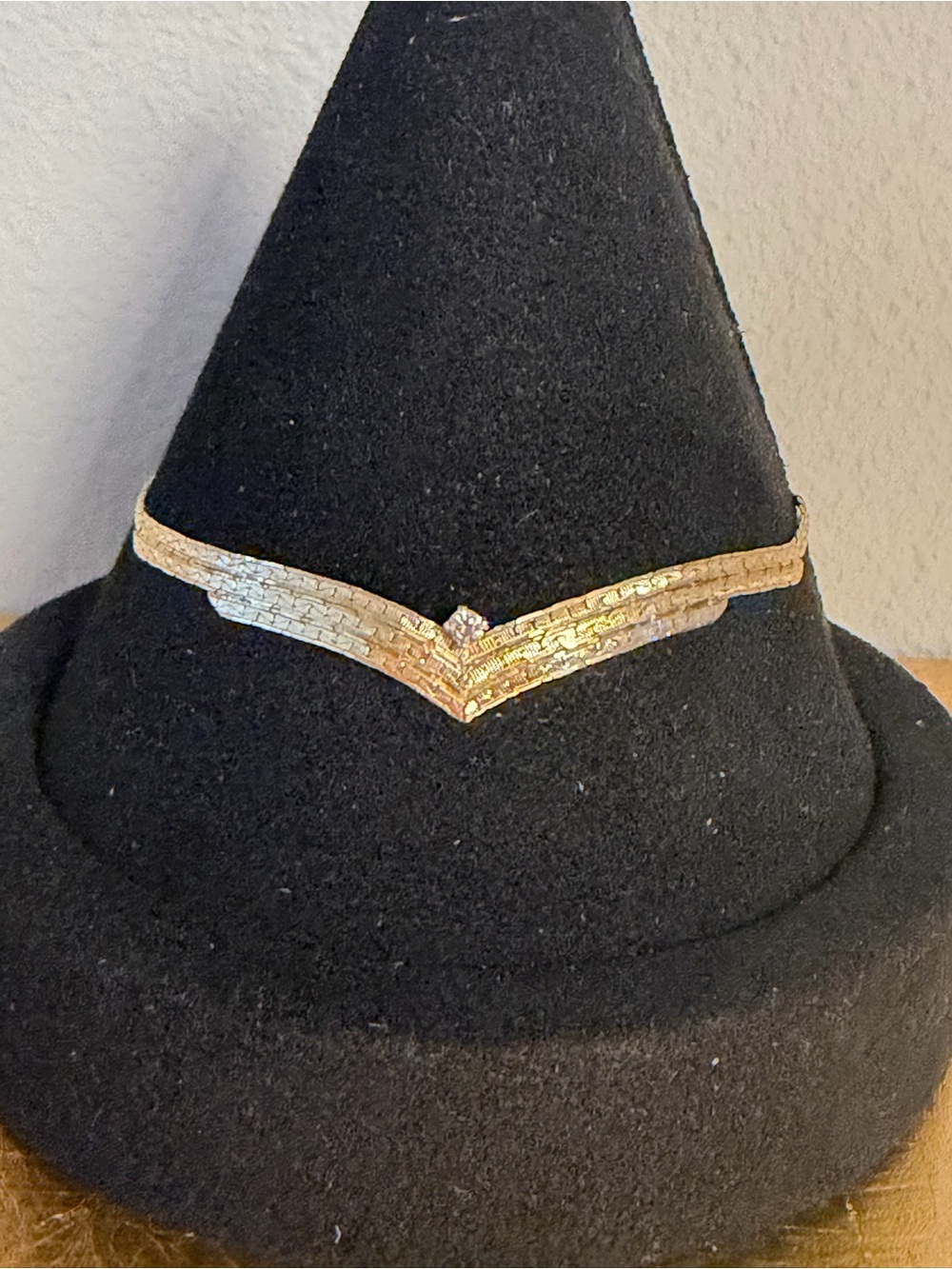 14k Gold C Link W/Natural Diamond Accent Bracelet